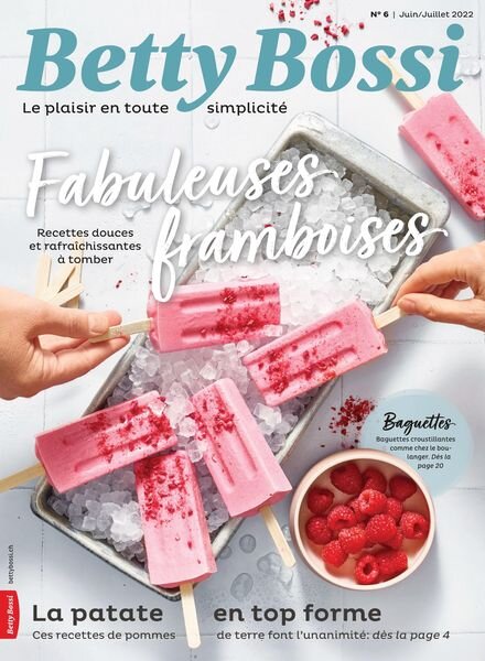 Betty Bossi edition francaise – juin 2022 Cover