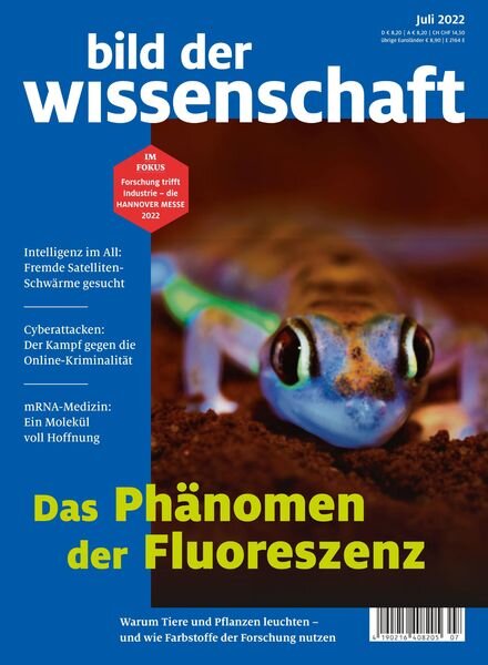 Bild der Wissenschaft – Juli 2022 Cover