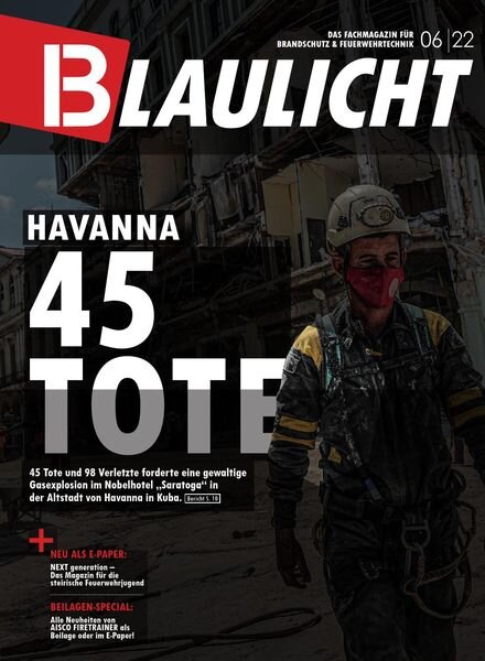 Blaulicht – Juni 2022 Cover