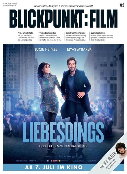 Blickpunkt Film – 16 Mai 2022 Cover