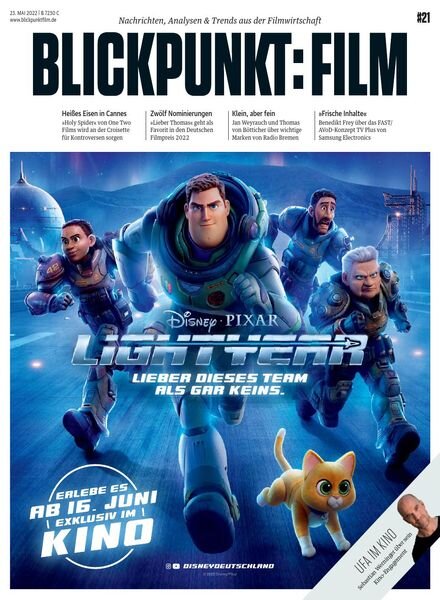 Blickpunkt Film – 23 Mai 2022 Cover