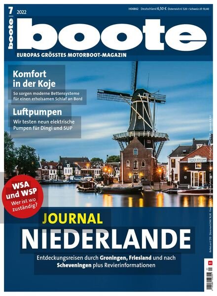 Boote – Juli 2022 Cover