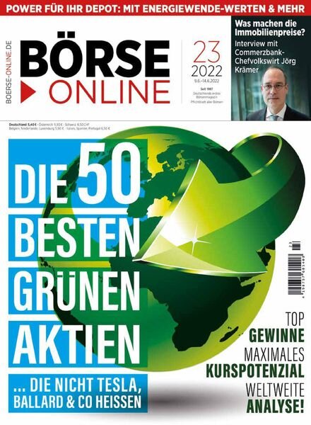 BOrse Online – 09 Juni 2022 Cover