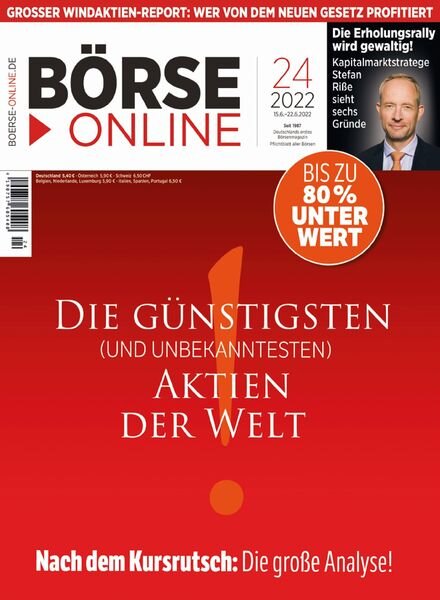 Borse Online – 15 Juni 2022 Cover