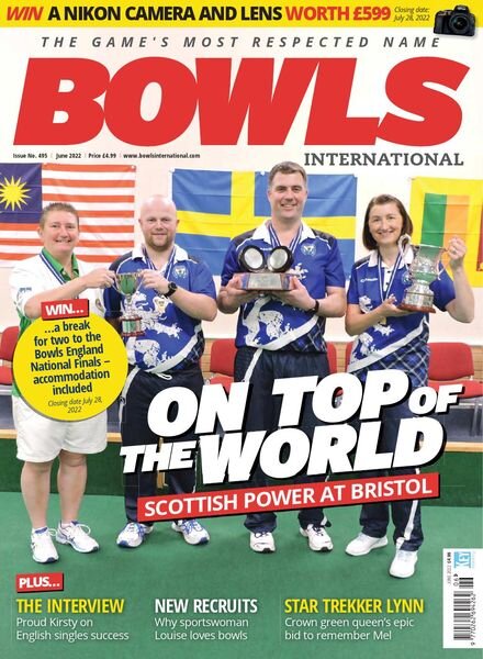 Bowls International – Issue 495 – June 2022 Cover