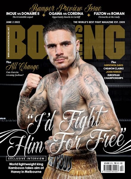 Boxing News – June 02 2022 Cover