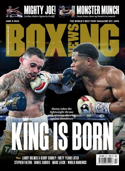 Boxing News – June 09 2022 Cover