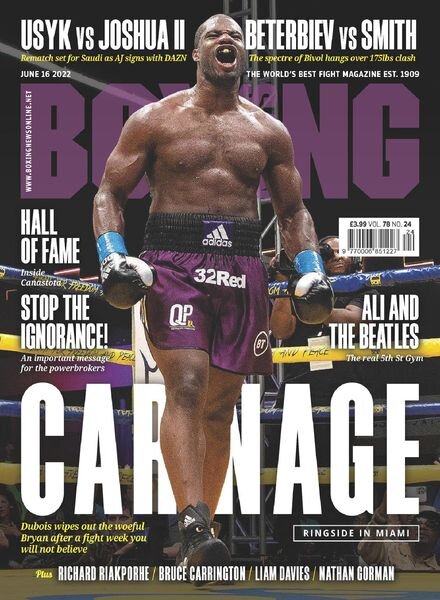 Boxing News – June 16 2022 Cover