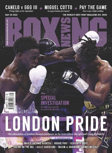 Boxing News – May 26 2022 Cover