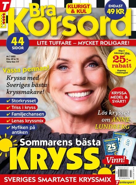 Bra Korsord – 02 juni 2022 Cover