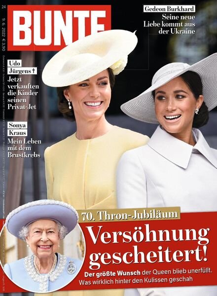 BUNTE – 09 Juni 2022 Cover