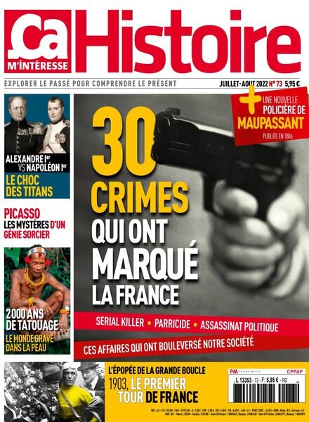 ca M’Interesse Histoire – Juillet-Aout 2022 Cover
