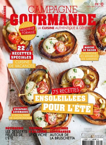 Campagne Gourmande – Juin-Aout 2022 Cover