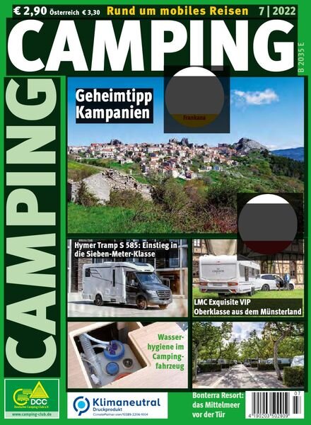 Camping Germany – Juli 2022 Cover