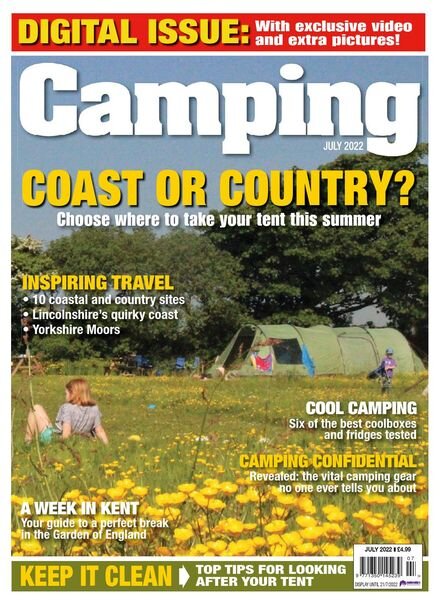 Camping – July 2022 Cover