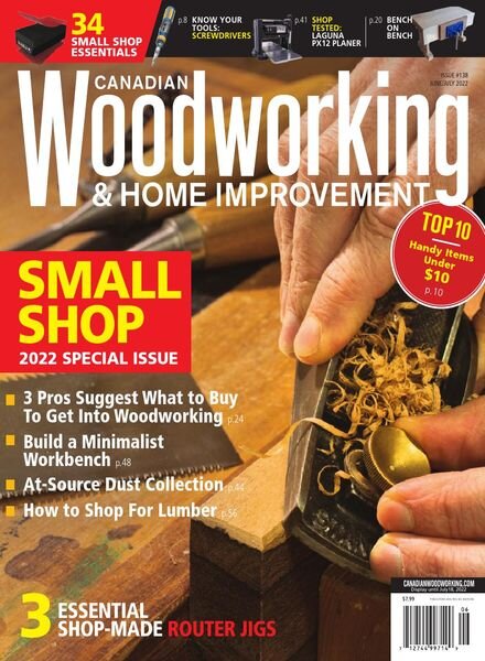 Canadian Woodworking & Home Improvement – JuneJuly 2022 Cover