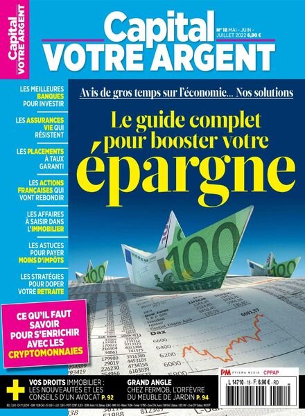 Capital Votre Argent – Mai-Juillet 2022 Cover