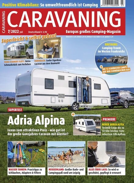 Caravaning – Juli 2022 Cover