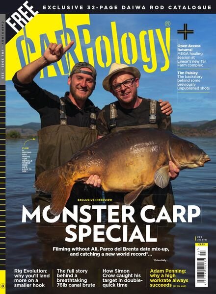 CARPology Magazine – Issue 225 – July 2022 Cover