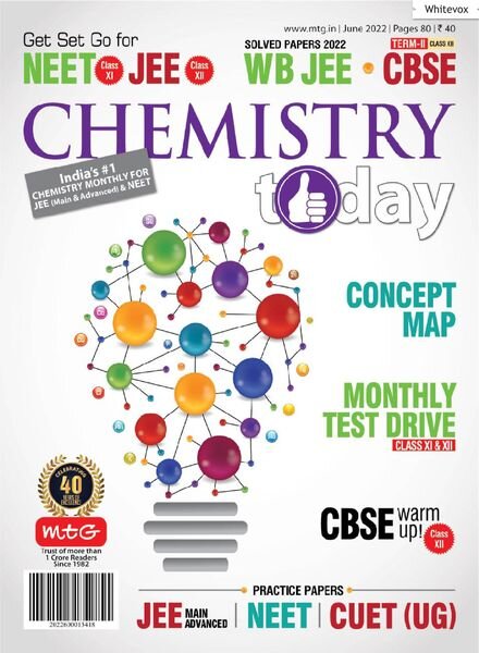 Chemistry Today – June 2022 Cover