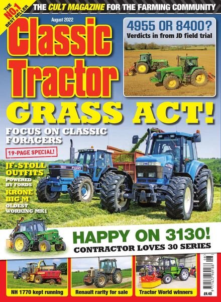 Classic Tractor – Issue 256 – August 2022 Cover