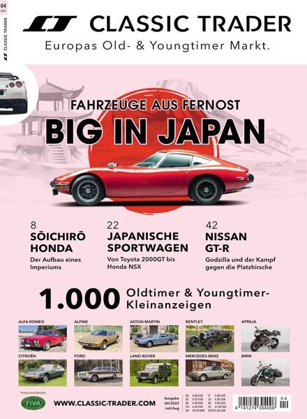 Classic Trader – Juli 2022 Cover