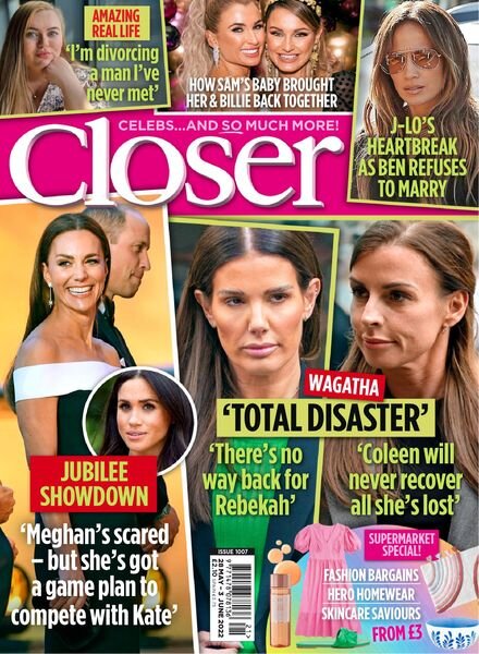 Closer UK – 01 June 2022 Cover
