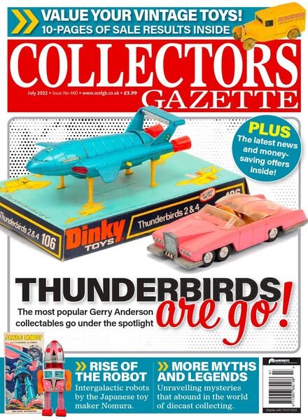 Collectors Gazette – July 2022 Cover