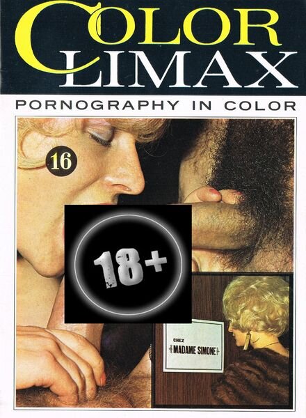 Color Climax – Nr 16 July 1969 Cover