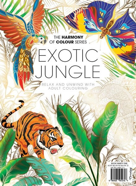Colouring Book Exotic Jungle – May 2022 Cover
