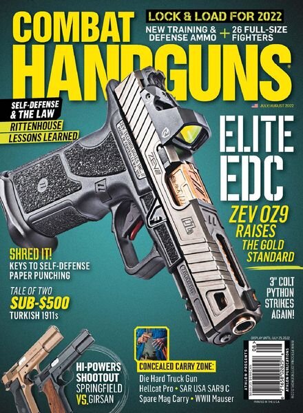 Combat Handguns – July 2022 Cover