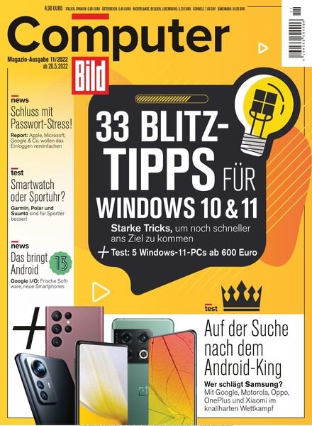 Computer Bild Germany – 20 Mai 2022 Cover