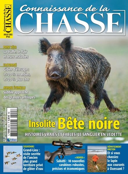 Connaissance de la Chasse – Juillet 2022 Cover