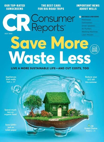 Consumer Reports – July 2022 Cover