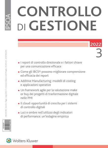 Controllo di gestione – N 3 2022 Cover