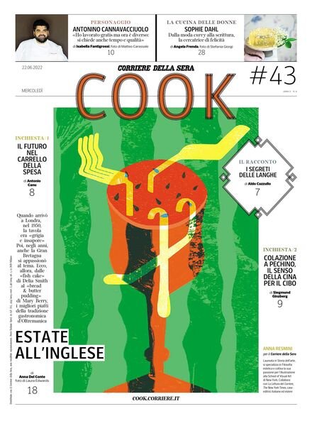 Corriere della Sera Cook – 22 Giugno 2022 Cover