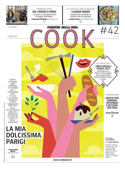 Corriere della Sera Cook – 25 Maggio 2022 Cover