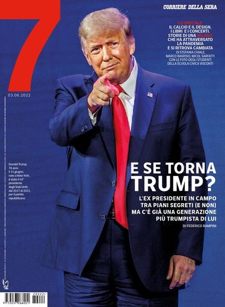 Corriere della Sera Sette – 3 Giugno 2022 Cover