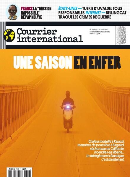 Courrier International – 2 Juin 2022 Cover