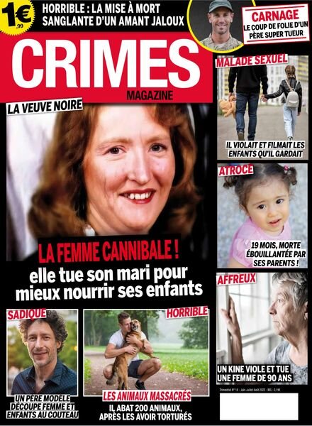 Crimes Magazine – Juin-Aout 2022 Cover