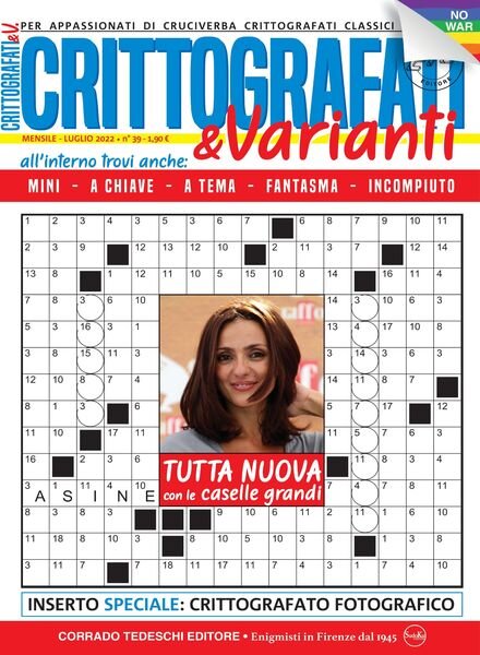 Crittografati & Varianti – luglio 2022 Cover