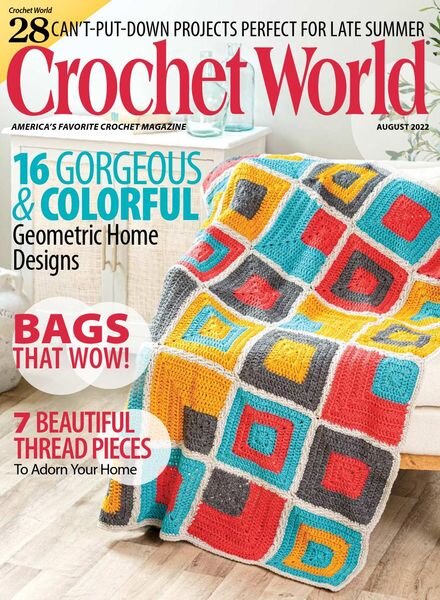 Crochet World – August 2022 Cover