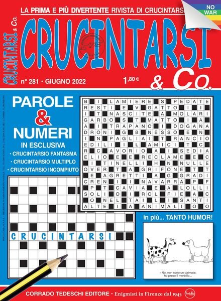 Crucintarsi & Co – maggio 2022 Cover