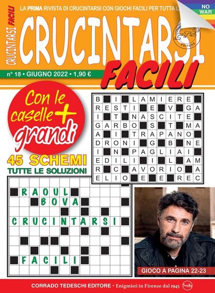 Crucintarsi Facili – maggio 2022 Cover