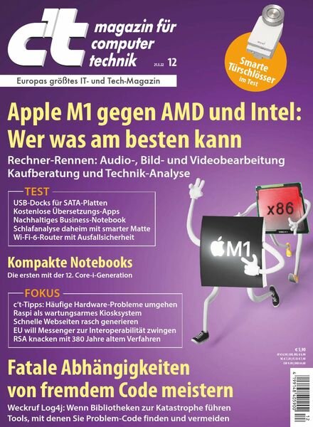 ct Magazin fur Computertechnik – 21 Mai 2022 Cover