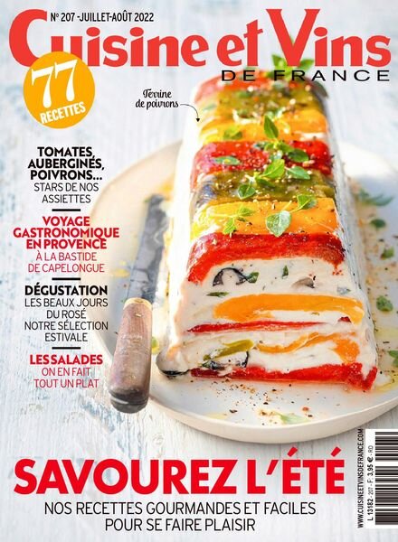 Cuisine et Vins de France – juillet 2022 Cover