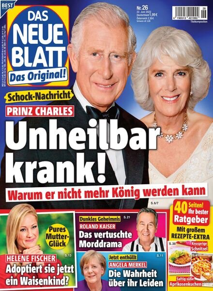 Das Neue Blatt – 22 Juni 2022 Cover