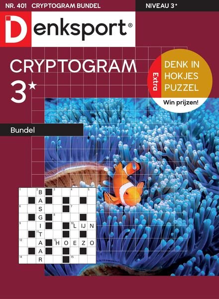Denksport Cryptogrammen 3 bundel – 16 juni 2022 Cover