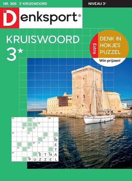 Denksport Kruiswoord 3 – 16 juni 2022 Cover
