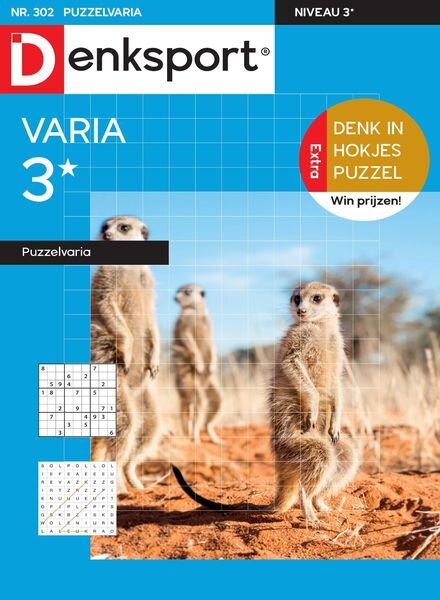 Denksport Varia 3 Puzzelvaria – 09 juni 2022 Cover